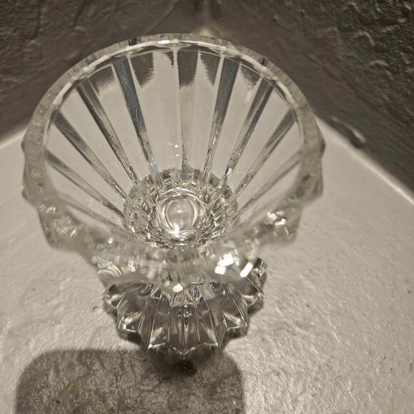 Mikasa Diamond Fire 2 way Clear Cut Crystal Votive Tapered Candle Holder - Picture 2 of 5